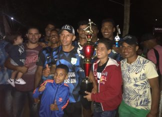 Grande final do campeonato de futebol em Pilões