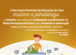 SME e RME parabenizam professores e pedagogos pela excelência na primeira semana de estudos remotos