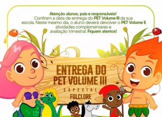 Cronograma da Entrega do PET III da Rede Municipal de Ensino