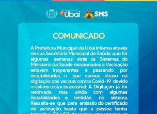 🚨Comunicado: ConectSUS 🚨