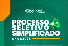 PROCESSO SELETIVO SIMPLIFICADO Nº 01/2026 – SECRETARIA MUNICIPAL DE AÇÃO SOCIAL